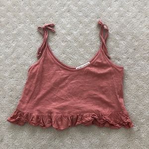 Urban Outfitters Ruffle Crop Top